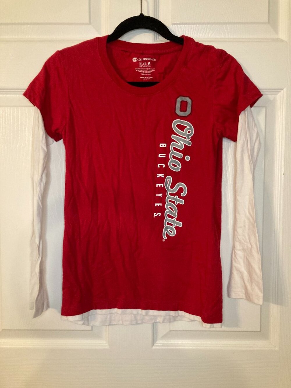 Colosseum Athletics Women's Ohio State Buckeyes Long-Sleeve T-Shirt - Size M